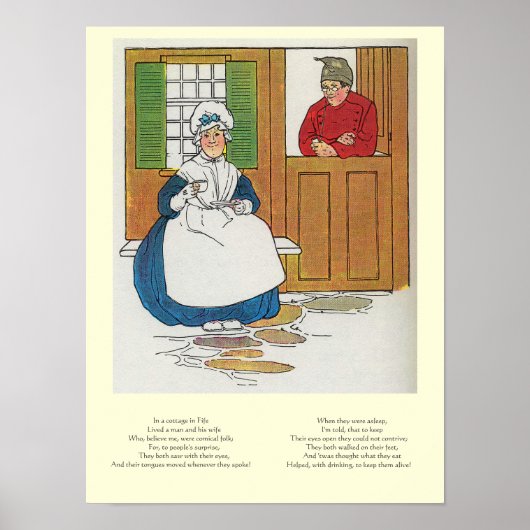 フィフェのコテージで男と妻が住んでいた ポスター (正面)