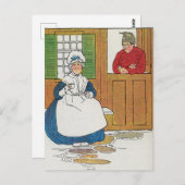 フィフェのコテージで男と妻が住んでいた ポストカード (正面/裏面)