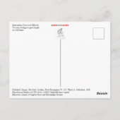 フィフスアベニューとセントラルパーを超えるメトロポリタンタワー ポストカード (裏面)