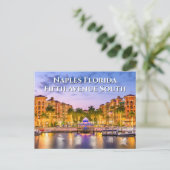 フィフスアベニューサウスネープルフロリダポストカード ポストカード (スタンド正面)