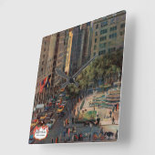 フィフスアベニューバイジョンファーター スクエア壁時計 (傾斜)