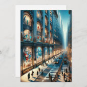 フィフスアベニューホリデーカード。クリスマス. シーズンカード (正面/裏面)