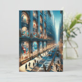 フィフスアベニューホリデーカード。クリスマス. シーズンカード (スタンド正面)