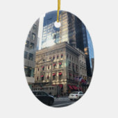 フィフスアベニューヨークシティNYCデパート セラミックオーナメント (正面)