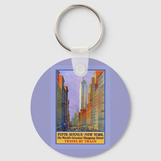 フィフスアベニューヨークワールドベストショッピングセント。 キーホルダー (正面)