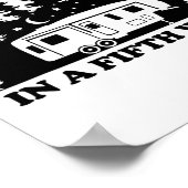 フィフスホイールが好きな人必見の面白いRVキャンピングデザイン ポスター (角)