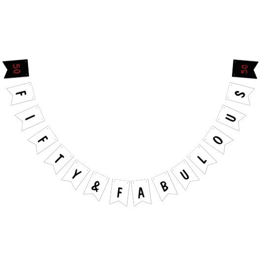 フィフティと素晴らしい バンティングフラッグ (全)