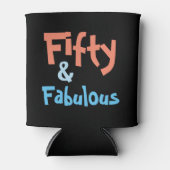 フィフティアンドファブラス誕生日クーラーボックス 缶クーラー (正面)