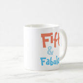 フィフティアンドファブラス誕生日マグ コーヒーマグカップ (正面右)