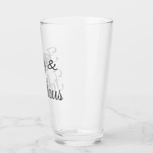 フィフティアンドファブラス50誕生日 タンブラーグラス (左)