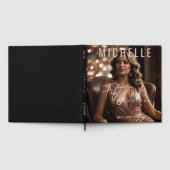 フィフティアンドファブラス50th誕生日ゲストブックサイン ゲストブック (全面)