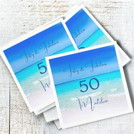 フィフティアンドファブラス50th誕生日ビーチスイート スタンダードカクテルナプキン