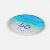 フィフティアンドファブラス50th誕生日ビーチスイート ペーパープレート (アングル)