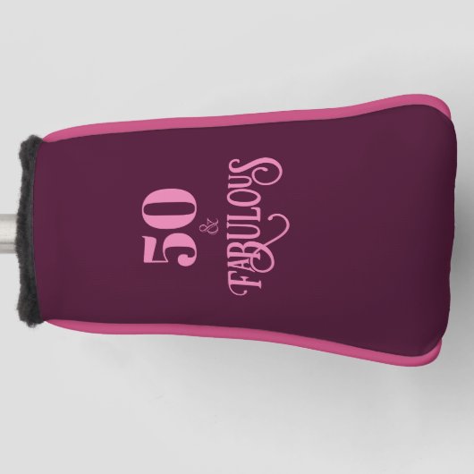 フィフティアンドファブルゴーニュ誕生日 ゴルフヘッドカバー (正面)