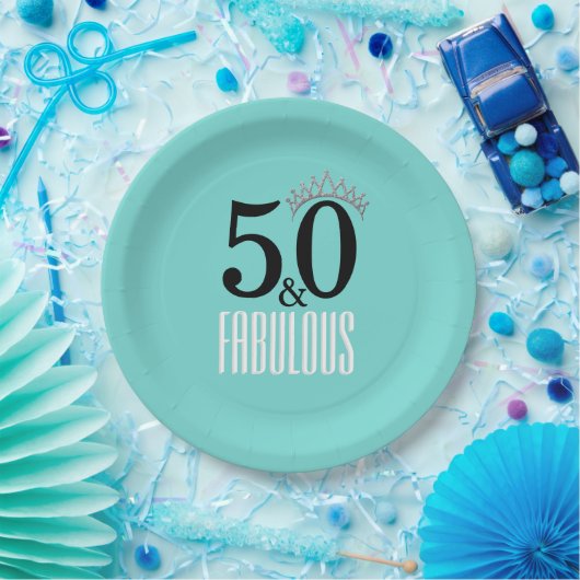 フィフティエレガントアンドファヴルティ刺激を受けたアラ ペーパープレート (パーティー)