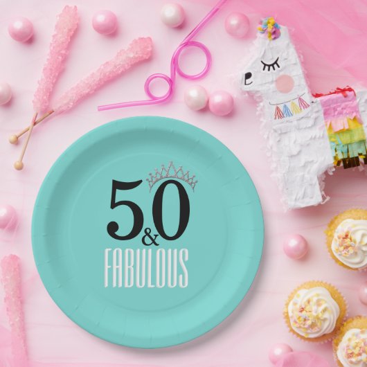 フィフティエレガントアンドファヴルティ刺激を受けたアラ ペーパープレート (パーティー)