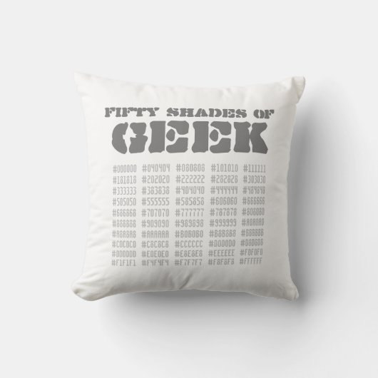 フィフティシェーズギーク クッション (正面)