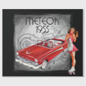 フィフティーズスタイルラッピング紙 ラッピングペーパー (フラット)