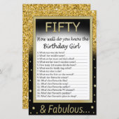 フィフティ誕生日の女の子を知ってるか (正面/裏面)