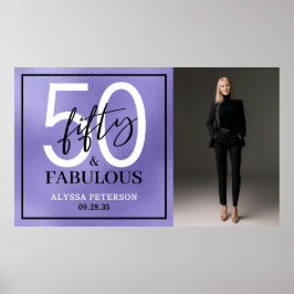 フィフティ・アンド・ファビュラス フォト 50歳 バースデーパーティー ポスター