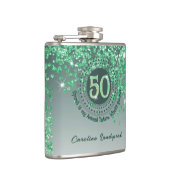 フィフティ&グリーングリッター&ドリンク引用文 フラスク (右)