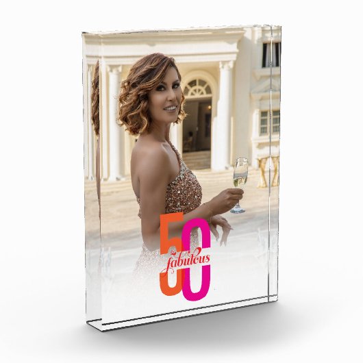 フィフティ&ファブラス50誕生日 フォトブロック (左)