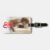 フィフティ&ファブラス50誕生日 ラゲッジタグ (正面横)