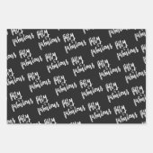 フィフティ&ファブラス – おもしろい50誕生日 ラッピングペーパーシート (正面)