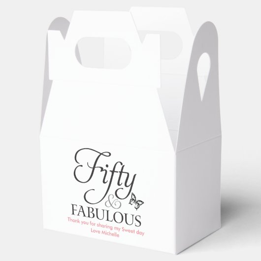 フィフティ&素晴らしい好意誕生日ボックス フェイバーボックス (オープン)