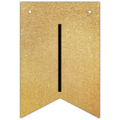 フィフティ&素晴らしい金ゴールド50th誕生日パーティー バンティングフラッグ (第3の旗)