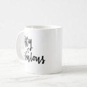 フィフティ&素晴らしい – 50誕生日マグカップ コーヒーマグカップ (正面左)