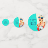 フィフ笑わされるィティは新しいF爆弾誕生日 コンフェッティ (正面)