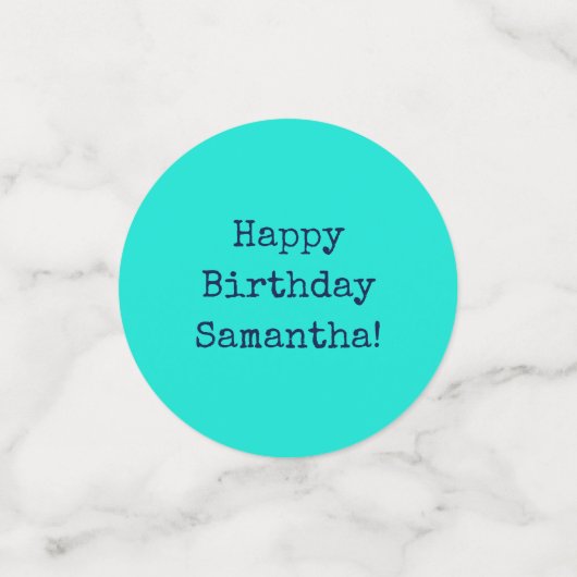 フィフ笑わされるィティは新しいF爆弾誕生日 コンフェッティ (スモール正面)