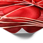 フィブリンを用いた赤血球の概念像 ポスター (角)