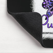 フィブロ認識度スポニー5月We衣服パープルお尻 マウスパッド (コーナー)