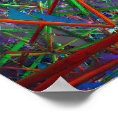 フィボナッチジオメトリック宇宙 ポスター (角)