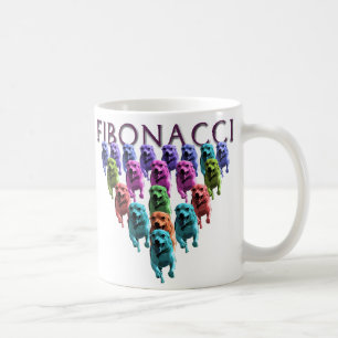 フィボナッチジャックラッセルコーヒー・マグ コーヒーマグカップ