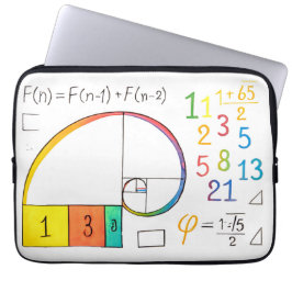 フィボナッチスパイラルエレクトロニクススリーブ ラップトップスリーブ
