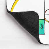 フィボナッチスパイラルマスマウスパッド マウスパッド (コーナー)