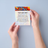 フィボナッチスパイラル チラシ (手)