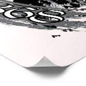 フィボナッチスパイラル ポスター (角)