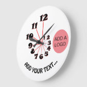 フィボナッチスパイラル ラージ壁時計 (傾斜)