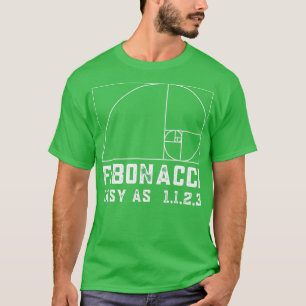 フィボナッチデイ簡単として1123おもしろい for Math先生 Tシャツ