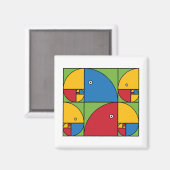 フィボナッチパロッツ マグネット (正面/裏面)