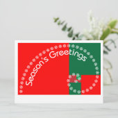 フィボナッチ季節の挨拶 シーズンカード (スタンド正面)