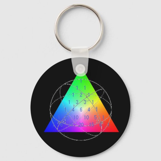 フィボナッチ数キーホルダー キーホルダー (正面)