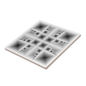 フィボナッチ正方形 タイル (側面)