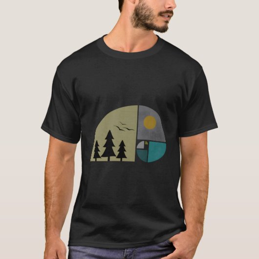 フィボナッチ自然 Tシャツ (正面)