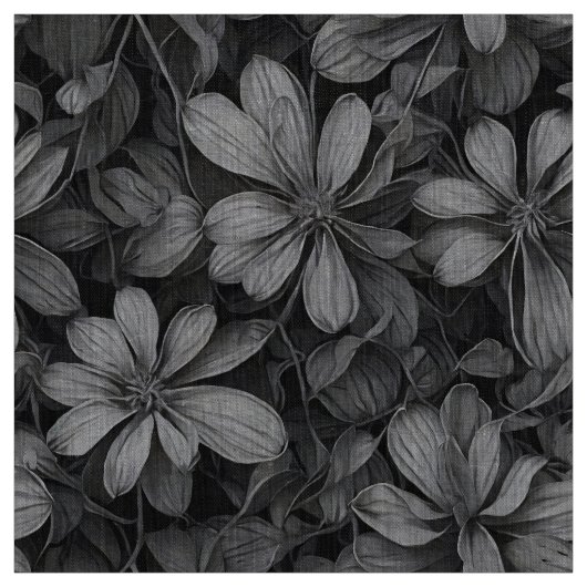 フィボナッチ花模様II ファブリック (見本)