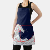 フィボナッチ配列と素晴らし波 エプロン (インサイチュ)